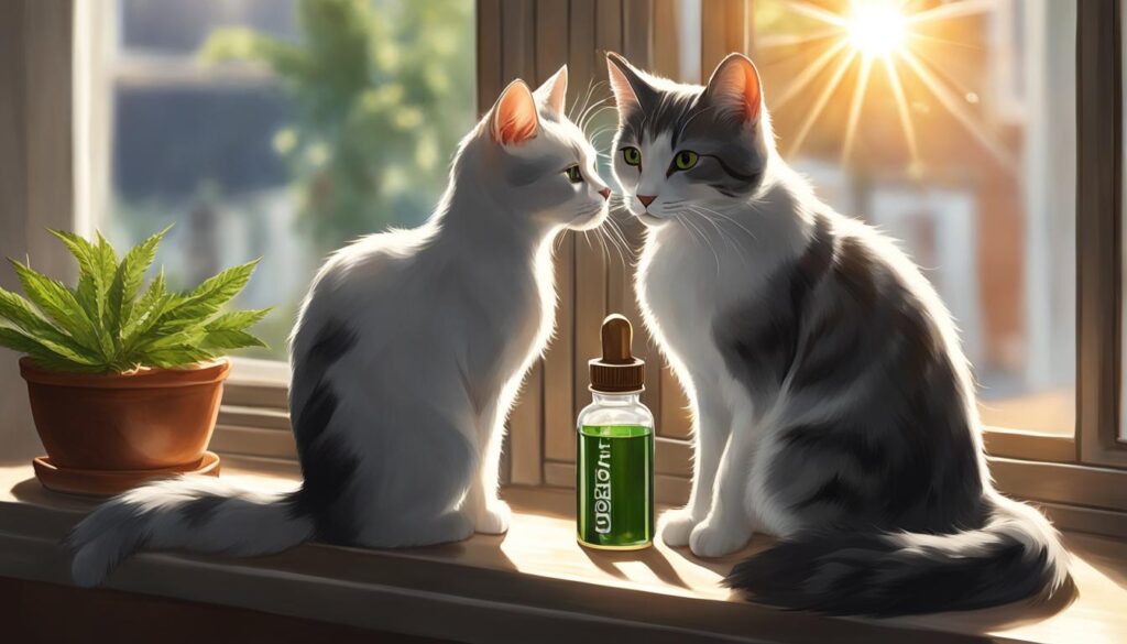 Administering CBD oil for cat anxiety