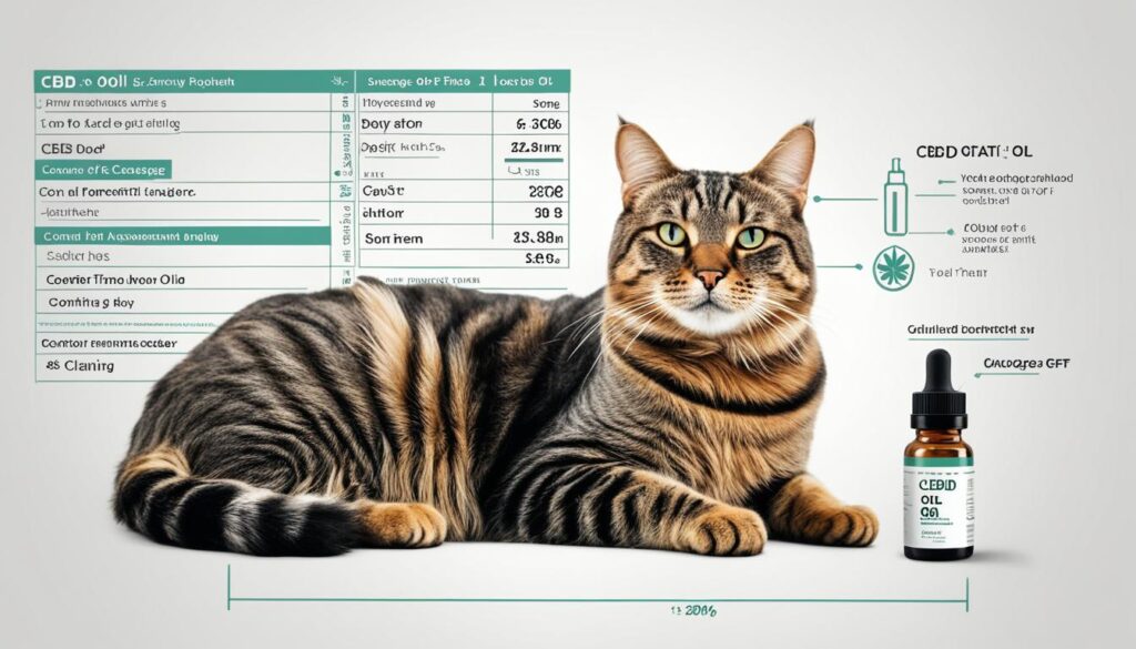 CBD dosage chart for cats